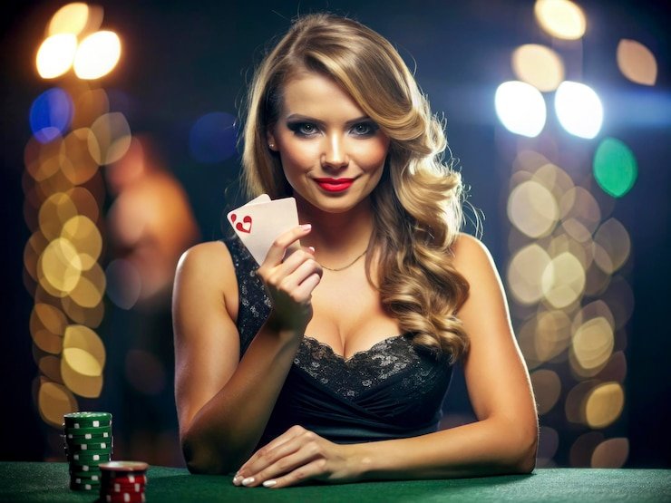 Live blackjack table displayed on qq3889 login app with dealer video stream and betting panel visible